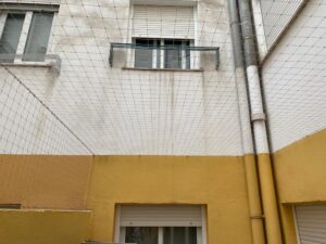 Samba la gatita fallera ya tiene su cerramiento completo en su vivienda
